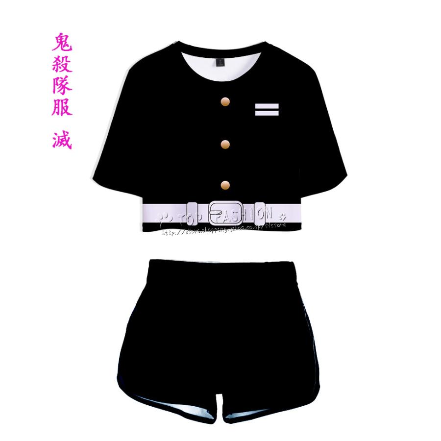 鬼滅の刃風鬼殺隊服 滅 親子成人子供tシャツ半ズボン上下セットパジャマスポーツスーツ ハロウィン仮装変装コスチューム Csdmcq490 Top Fashion Store 通販 Yahoo ショッピング