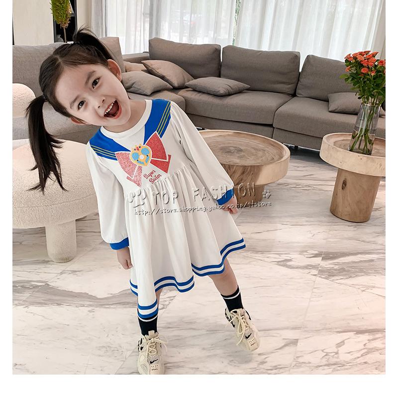 美少女戦士セーラームーン風ワンピース 女の子 ドレス キッズ セーラー服 子供 長袖 制服 コスプレ服装 ハロウィン仮装プリンセス Etlfgzqcq022 Top Fashion Store 通販 Yahoo ショッピング