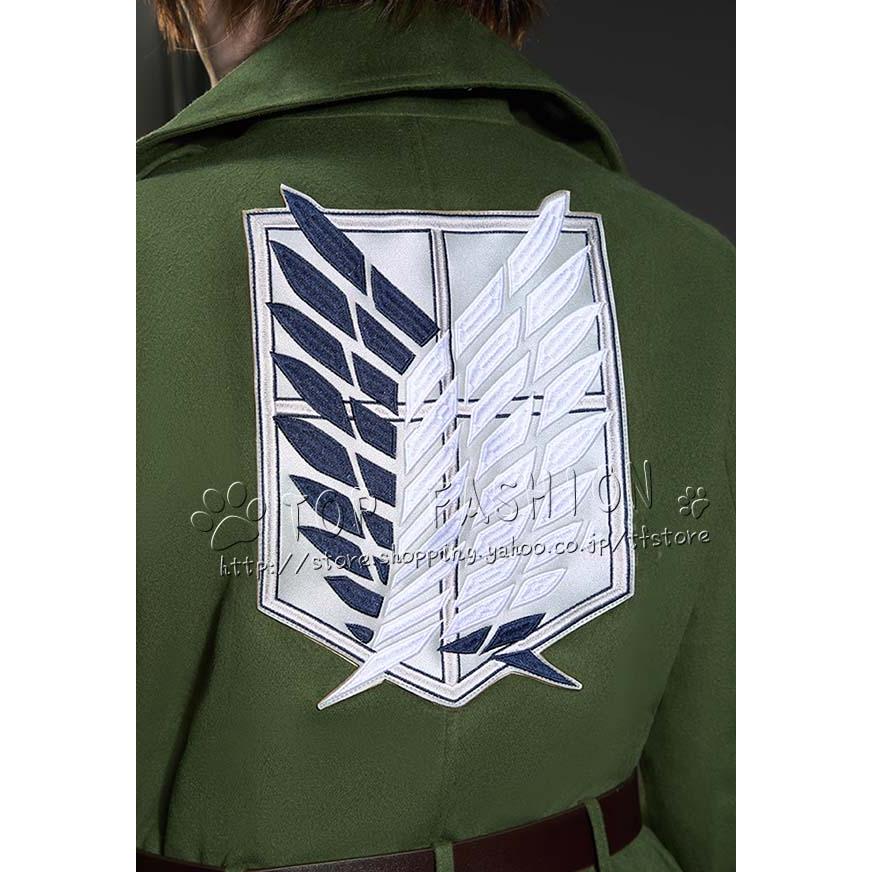 進撃の巨人   風   調査兵団 コート   コスプレ衣装 ウィッグ cosplay  コスチューム ハロウィン クリスマスの画像