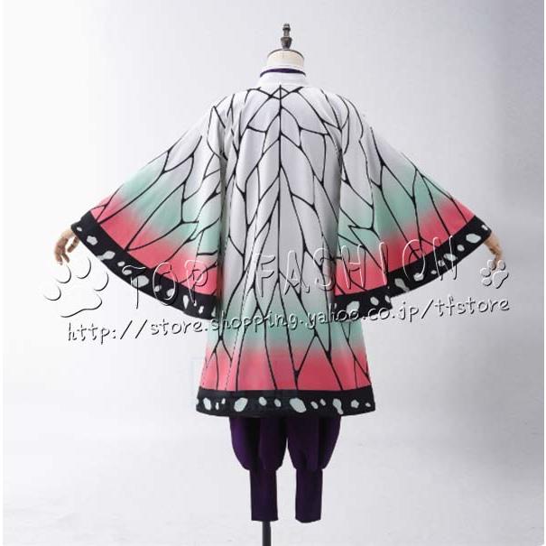 鬼滅の刃 風 胡蝶カナエ 刺繍制服 コスプレ衣装 ウィッグ 靴 道具