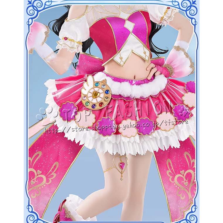 LoveLive ラブライブ 風 矢澤にこ メイク魔法服 コスプレ衣装 ウィッグ