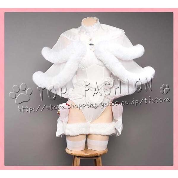 VOCALOID 初音 ミク miku 純白のサンタ コスプレ衣装 ウィッグ 靴