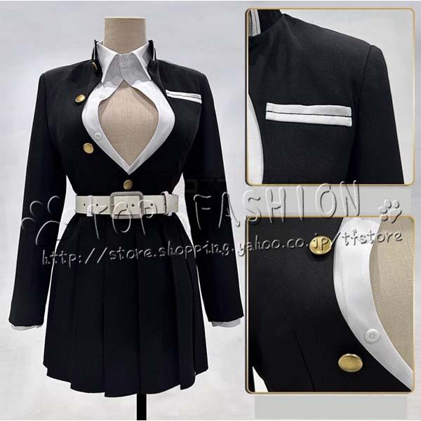 鬼滅の刃 風  甘露寺 蜜璃  刺繍制服 コスプレ衣装 ウィッグ 靴 道具 cosplay コスチューム ハロウィン クリスマスの画像