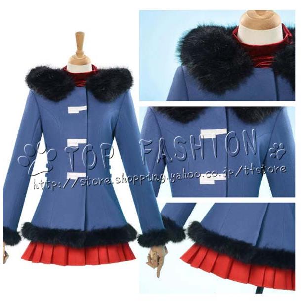 新世紀エヴァンゲリオン 風 綾波レイ 冬服 コスプレ衣装 ウィッグ