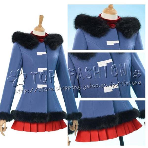 新世紀エヴァンゲリオン 風 綾波レイ 冬服 コスプレ衣装 ウィッグ