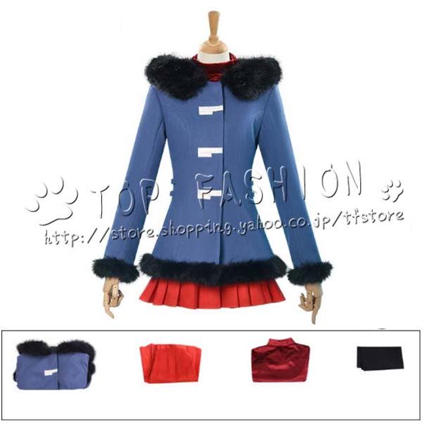 新世紀エヴァンゲリオン 風 綾波レイ 冬服 コスプレ衣装 ウィッグ
