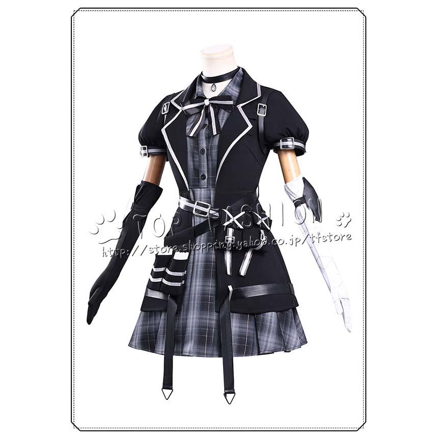魔法少女ノ魔女裁判 風 クロベナノカ 黒部ナノカ コスプレ 衣装 ウィッグ 靴 ハロウィン 変装 仮装 コスチューム アニメ cosplay イベントの画像