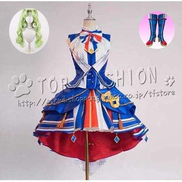 プリパラ Pripara 風 ファルル Falulu コスプレ 衣装 ウィッグ
