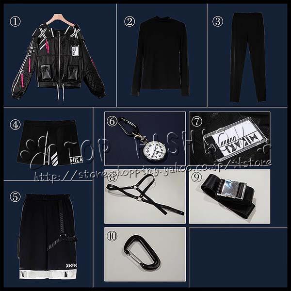 の。様 にじさんじ 渡会雲雀 コスプレ衣装 ウィッグ 靴 セット にじさんじ 渡会雲雀 コスプレ靴 - Costowns