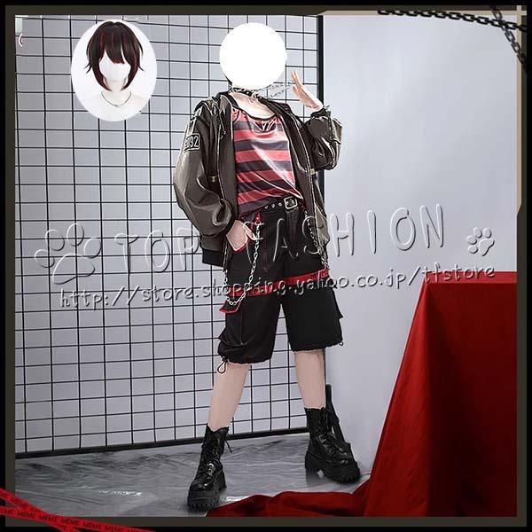 ましろ爻 コスプレ衣装 ウィッグ にじさんじ VTuber 風 ましろ爻 コスプレ 衣装 ウィッグ ハロウィン