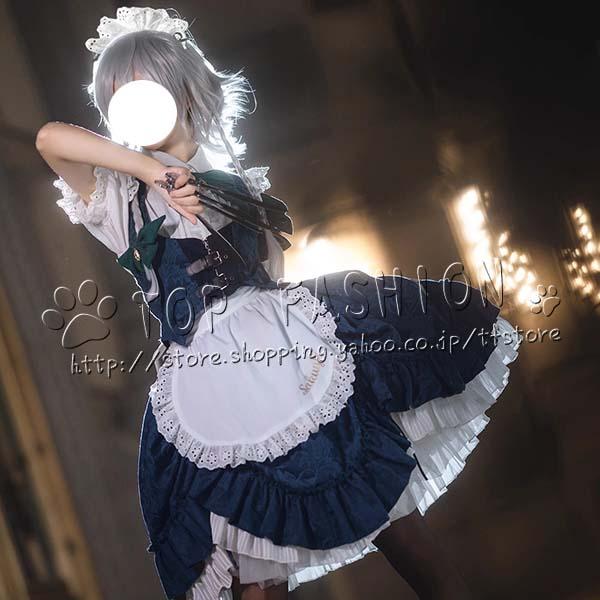 東方Project（東方プロジェクト）風 十六夜 咲夜 コスプレ衣装