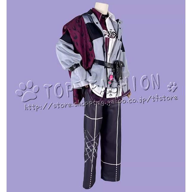 にじさんじ VTuber 風 佐伯イッテツ 日常服 コスプレ衣装 ウィッグ 靴