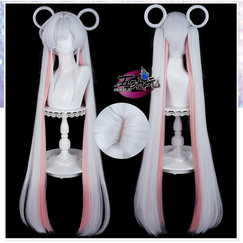 超かぐや姫！ 月見ヤチヨ コスプレ 衣装 ※ウィッグ ぬいぐるみ 靴 髪