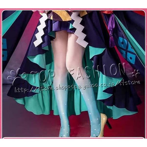 超かぐや姫！　月見ヤチヨ　コスプレ衣装 ウィッグ　傘　靴　輝夜 超かぐや姫！ 月見ヤチヨ コスプレ衣装+ウィッグ+靴 道具傘 輝夜