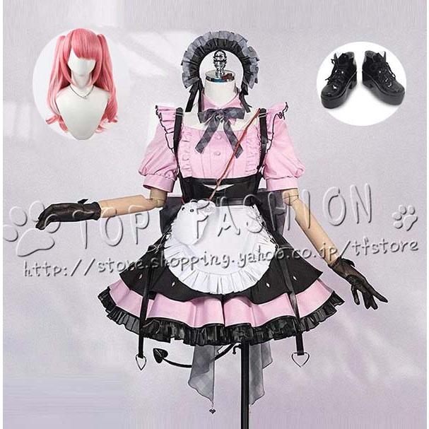 にじさんじ VTuber 風 笹木咲 コスプレ衣装 ウィッグ 靴 cosplay