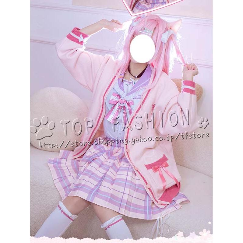 バーチャル VTuber 風 博衣こより コスプレ衣装 ウィッグ 靴 cosplay コスチューム ハロウィン クリスマス 仮装 学園祭_8