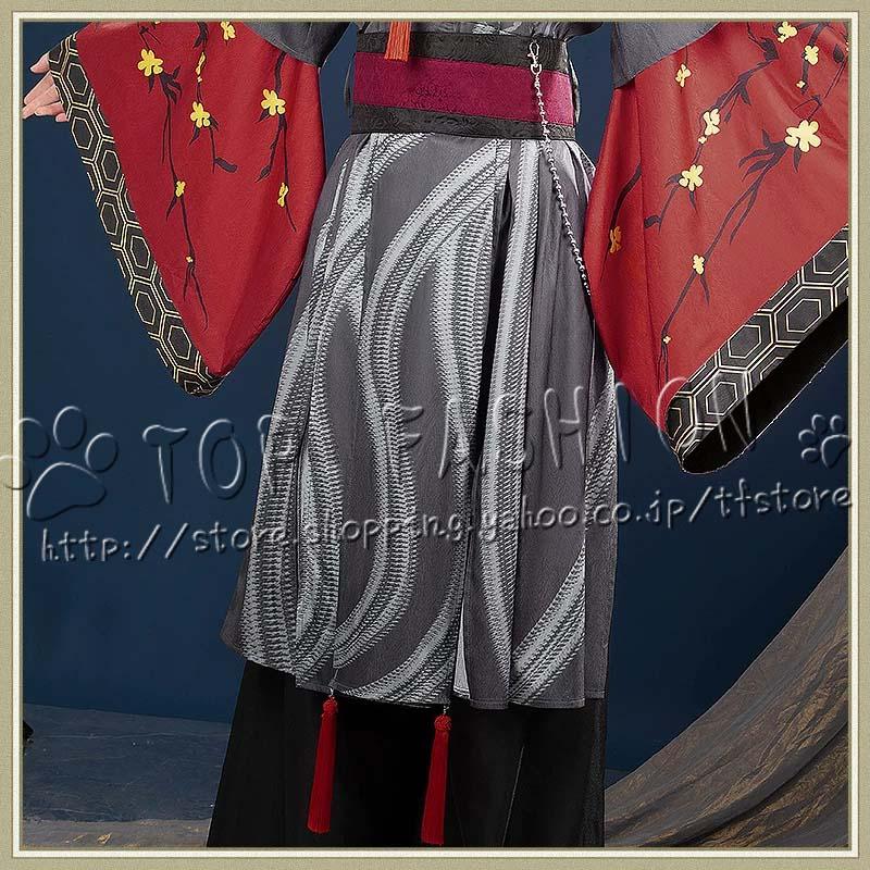にじさんじ VTuber 風 夢追翔 中華絵巻 コスプレ衣装 ウィッグ cosplay