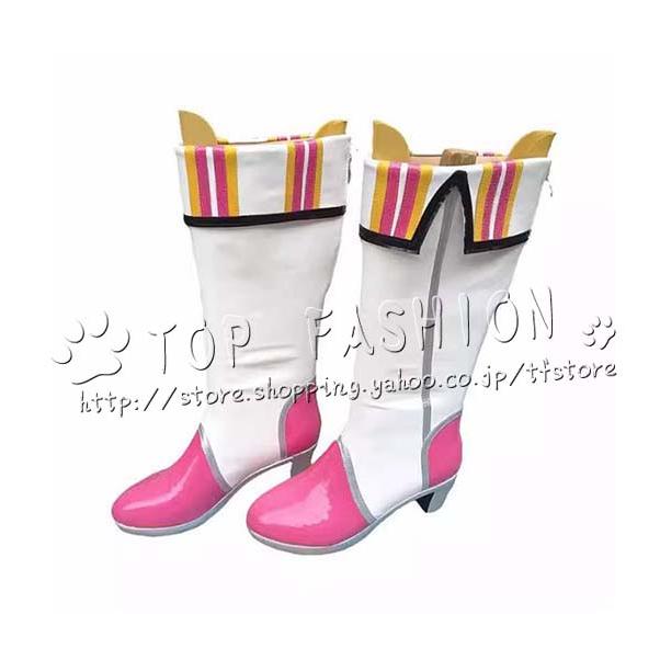 プリパラ 風 真中らぁら コスプレ衣装 ウィッグ 靴 cosplay