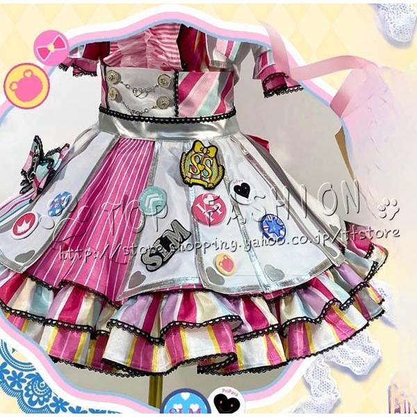 プリパラ 風 真中らぁら コスプレ衣装 ウィッグ 靴 cosplay