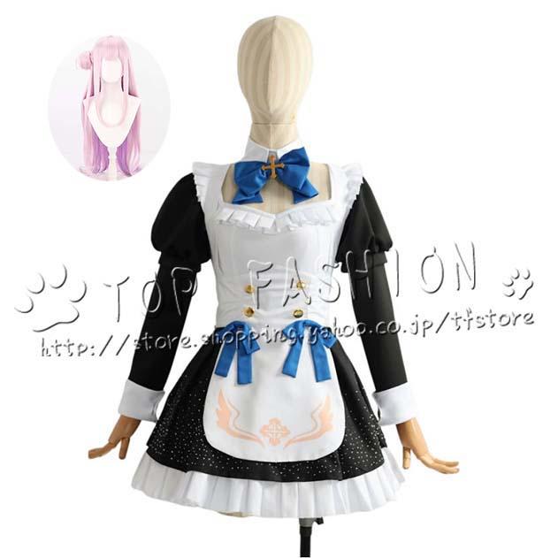 ブルーアーカイブ 風 聖園ミカ コスプレ衣装 ウィッグ cosplay