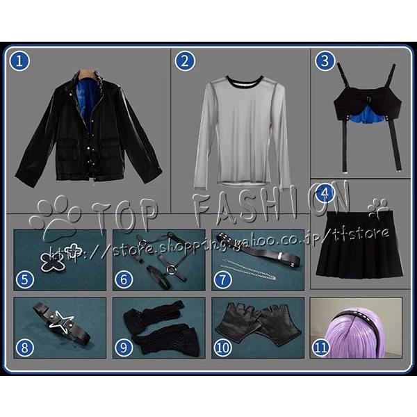 にじさんじ VTuber 風 栞葉るり ULTRA C コスプレ衣装 ウィッグ