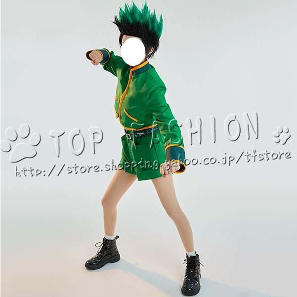 HUNTER×HUNTERハンター×ハンター 風 ゴン フリークス コスプレ衣装 ウィッグ 靴 cosplay ハロウィン クリスマス 仮装 学園祭 |  | 02
