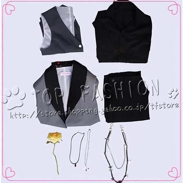 ヒプノシスマイク 風 伊弉冉一二三 コスプレ衣装 ウィッグ 靴 cosplay