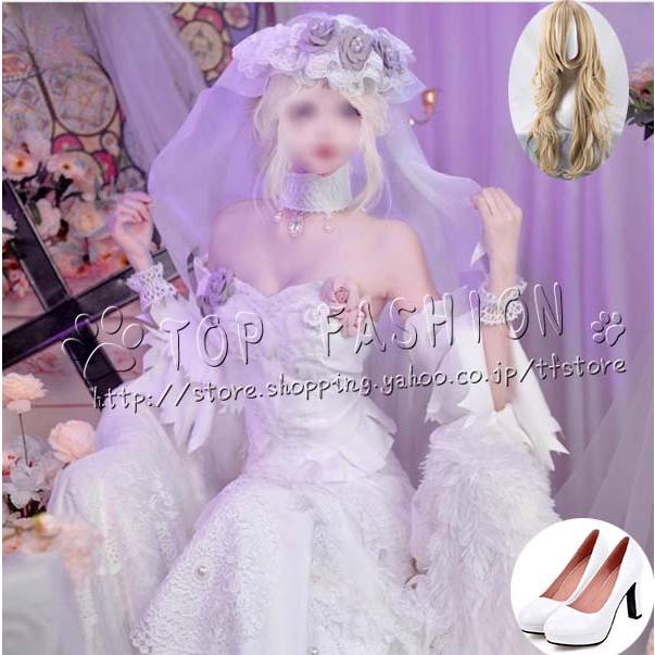 第五人格 彫刻師 ガラテア コスプレ衣装➕ウィッグ 小道具 IdentityV 第五人格 風 彫刻師 ガラテア 夜魔 コスプレ衣装 ウィッグ