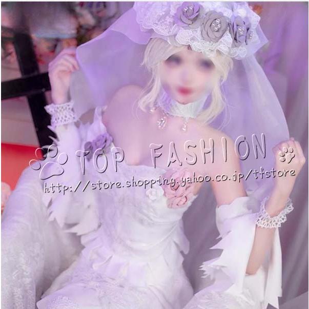第五人格 彫刻師 ガラテア コスプレ衣装➕ウィッグ 小道具 IdentityV 第五人格 風 彫刻師 ガラテア 夜魔 コスプレ衣装 ウィッグ