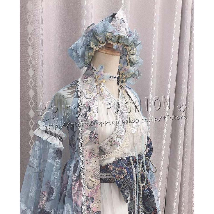 真東Project（真東事業計画） 風 西行寺 幽々子 コスプレ御召しもの   cosplay  御召しもの ハロウィン クリスマス
