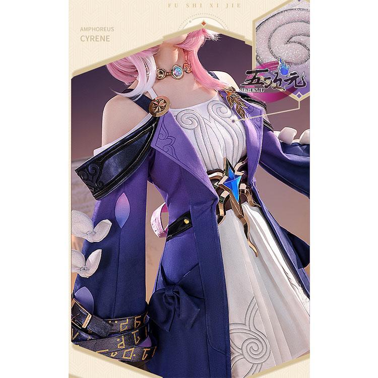 三分妄想 崩壊スターレイル コスプレ キュレネ 衣装 ※ウィッグ 靴 追加