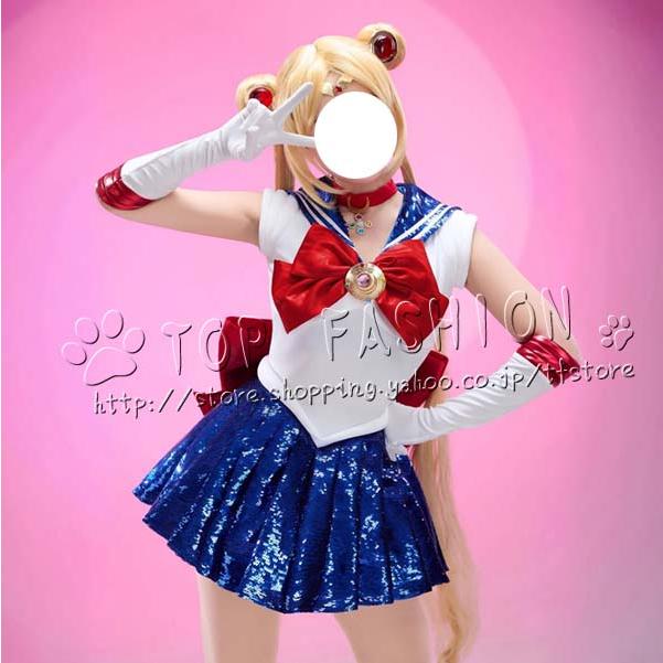 美少女戦士セーラームーン 風 月野 うさぎ コスプレ衣装 ウィッグ