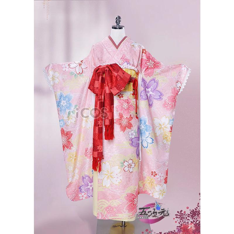 ICOS 魔法少女まどか☆マギカ コスプレ 鹿目まどか 和服セット 衣装
