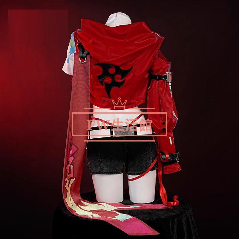 崩壊：スターレイル 風 三月なのか みつき 仙舟 コスプレ衣装 ウィッグ 靴 道具 cosplay ハロウィン 演出服 変装の画像