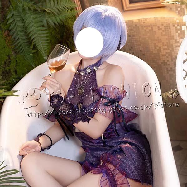 勝利の女神：NIKKE /新世紀エヴァンゲリオン   風  綾波レイ コスプレ衣装 ウィッグ cosplay コスチューム ハロウィン クリスマスの画像