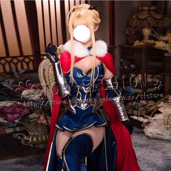 FGO 風 ランサー/アルトリア・ペンドラゴン コスプレ衣装 変装 仮装