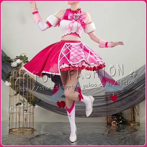キミとアイドルプリキュア 風 咲良うた Cure Idol コスプレ衣装