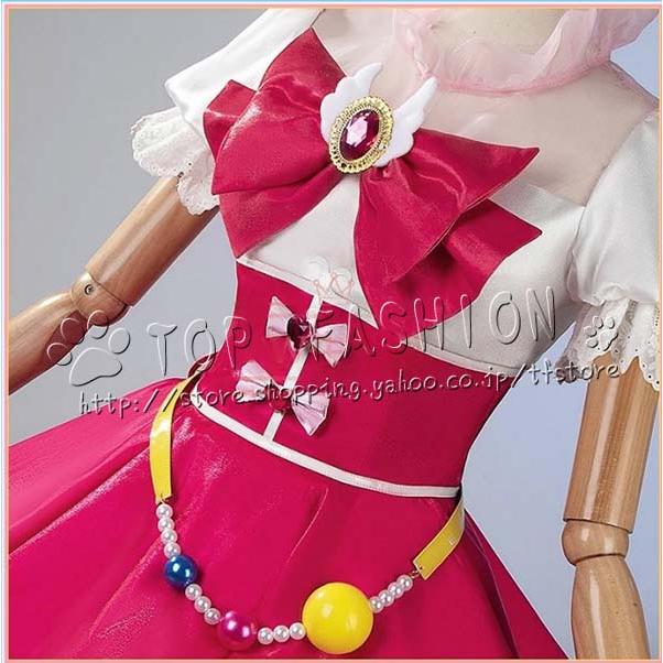魔法つかいプリキュア！ 風 朝日奈みらい コスプレ衣装 ウィッグ