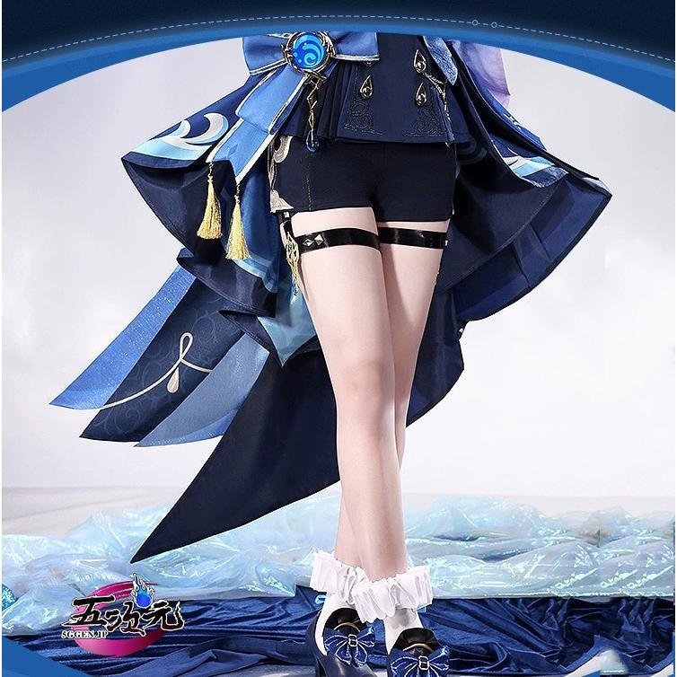 三分妄想　原神　コスプレ　フリーナ・ウーシア　水神　衣装　※ウィッグ　鞋　武器　追加可_2