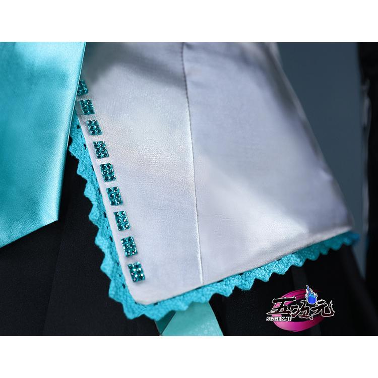 ICOS ボーカロイド 初音ミク  通常V コスプレ衣装  コスチューム  ※ウィッグ 髪飾り ヘッドホンセット 追加可能の画像