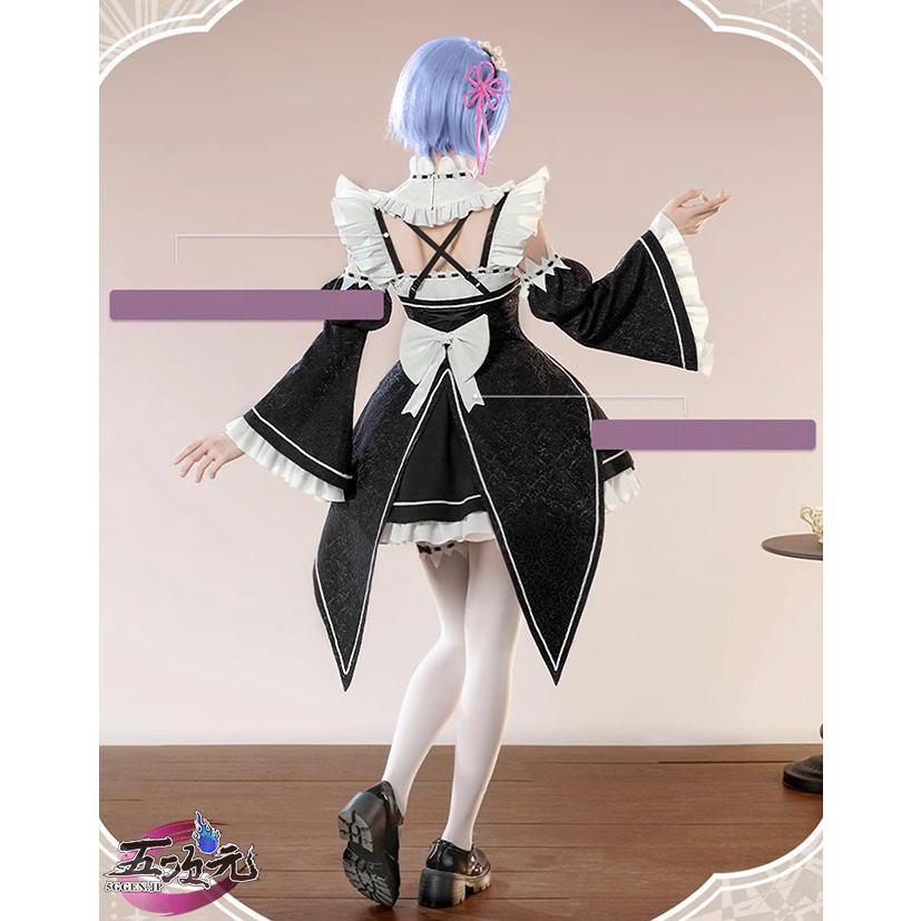 三分妄想　コスプレ Re：ゼロから始める異世界生活　レム　衣装　コスチューム　※ウィッグ　追加可能_2