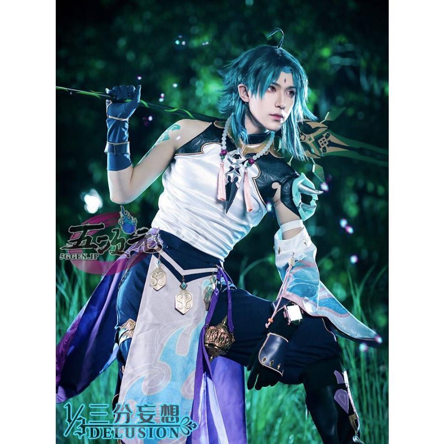 三分妄想　原神　コスプレ　ショウ　衣装　※ウィッグ　靴　仮面　武器　追加可_2