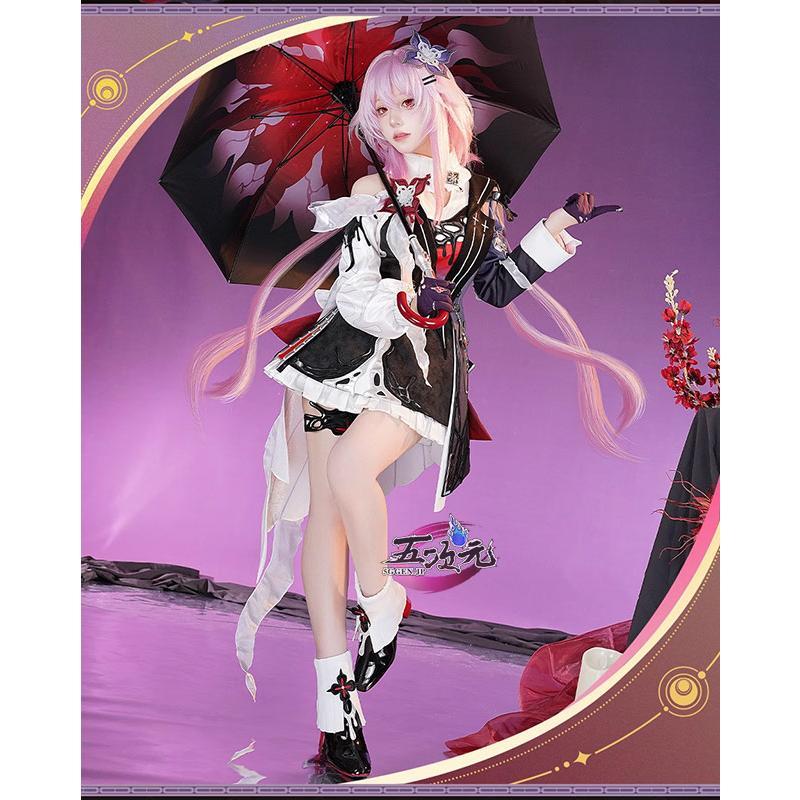 五次元　崩壊スターレイル　コスプレ　長夜月　記憶三月なのか　衣装　※ウィッグ　靴　追加可能_1