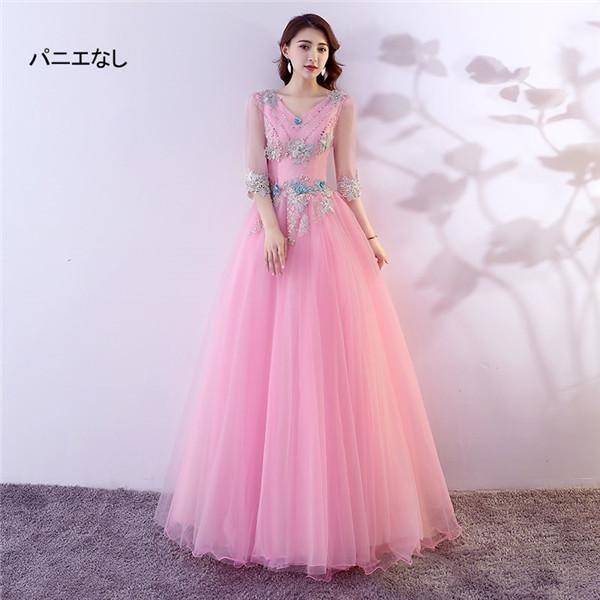 ピンクドレス（ブライダル、社交ダンス、ピアノ発表会等）