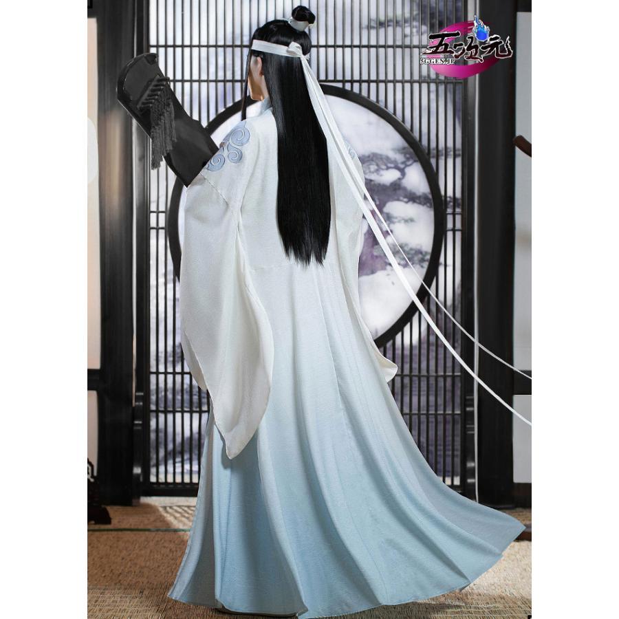 【本日中値下げ】魔道祖師藍忘機公式コスプレ衣装 成人セット＋紗衣 M猫屋小舗 猫屋小舗 魔道祖師 公式衣装 コスプレ 藍忘機 成年ver ※ 靴 琴 剣 追加