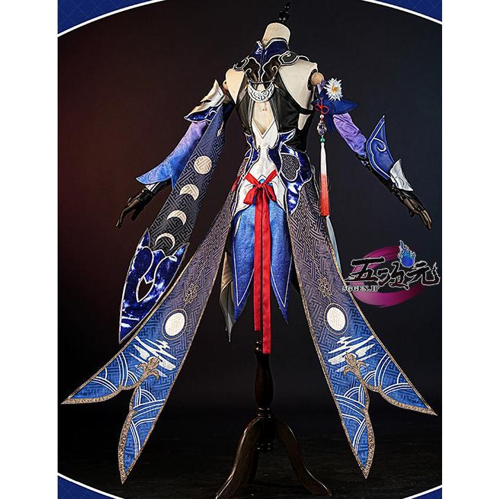 江南猫次 崩壊スターレイル コスプレ 崩スタ 鏡流 衣装 ※ウィッグ 靴 追加
