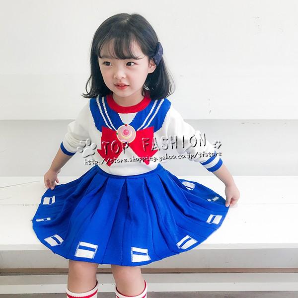 アニメ グッズ 美少女戦士セーラームーン風 子供 風 コスプレ セーター スカート セット Tfdmzbwy005 Top Fashion Store 通販 Yahoo ショッピング