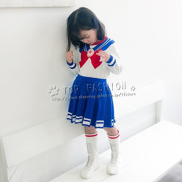 アニメ グッズ 美少女戦士セーラームーン風 子供 風 コスプレ セーター スカート セット Tfdmzbwy005 Top Fashion Store 通販 Yahoo ショッピング