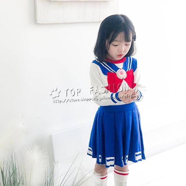 アニメ グッズ 美少女戦士セーラームーン風 子供 風 コスプレ セーター スカート セット Tfdmzbwy005 Top Fashion Store 通販 Yahoo ショッピング