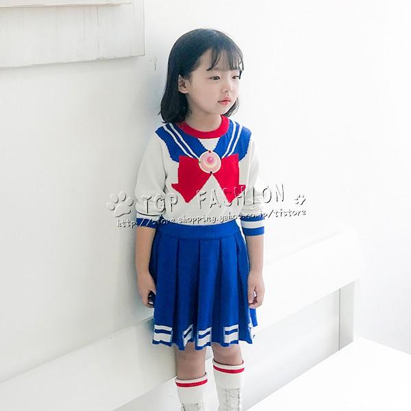 アニメ グッズ 美少女戦士セーラームーン風 子供 風 コスプレ セーター スカート セット Tfdmzbwy005 Top Fashion Store 通販 Yahoo ショッピング